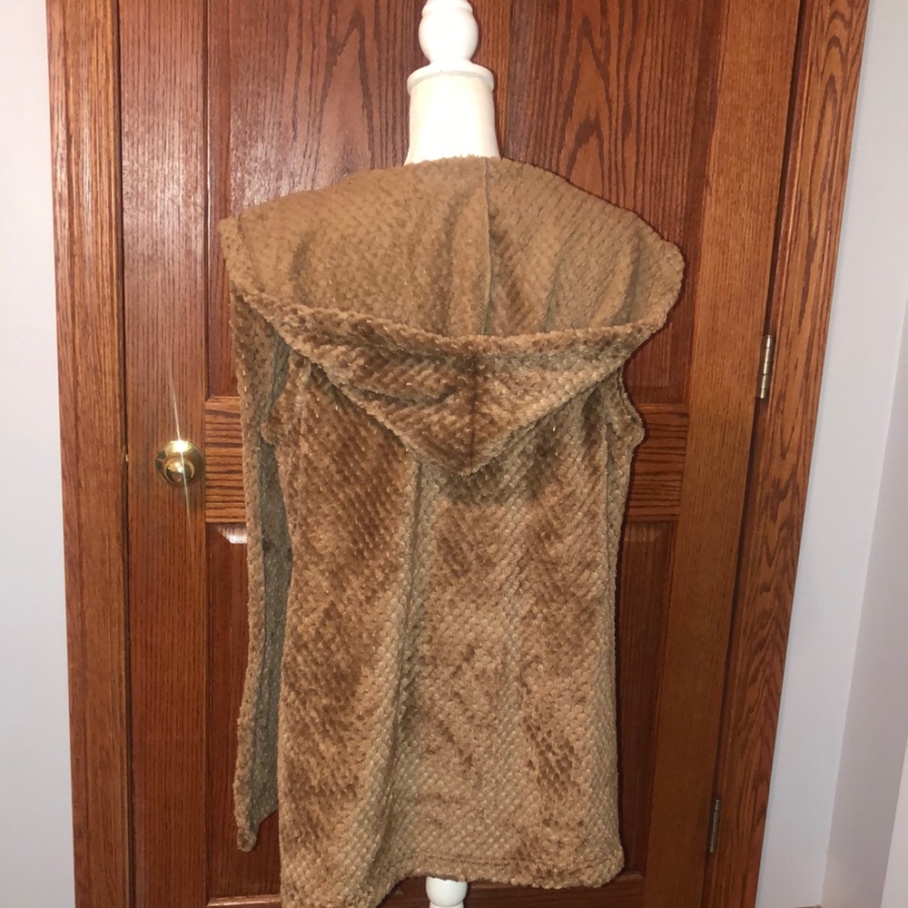 Source Unknown Tan Textured Vest - Picture 5 of 6